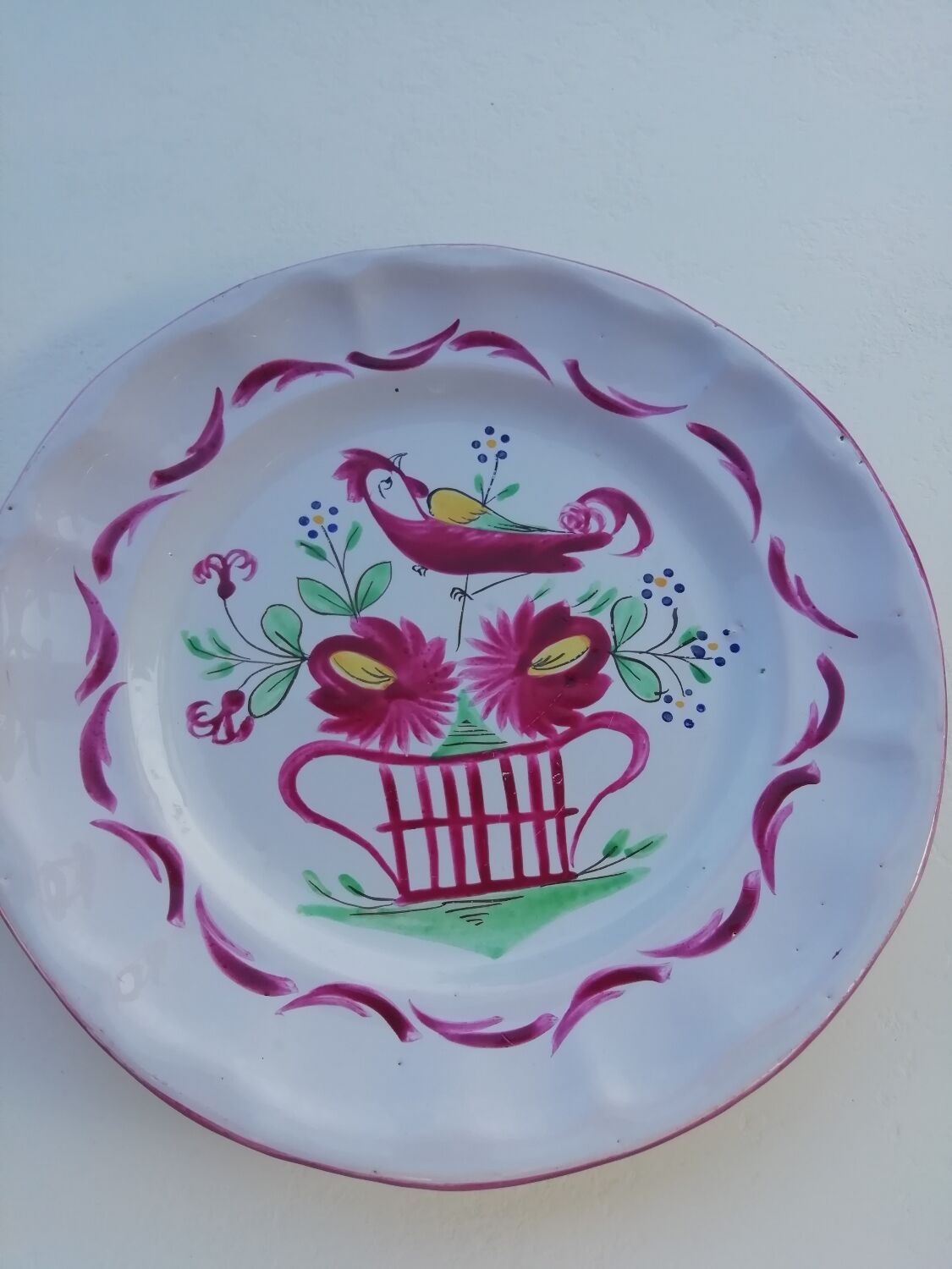 Plate Saint Clement Chanteclerc