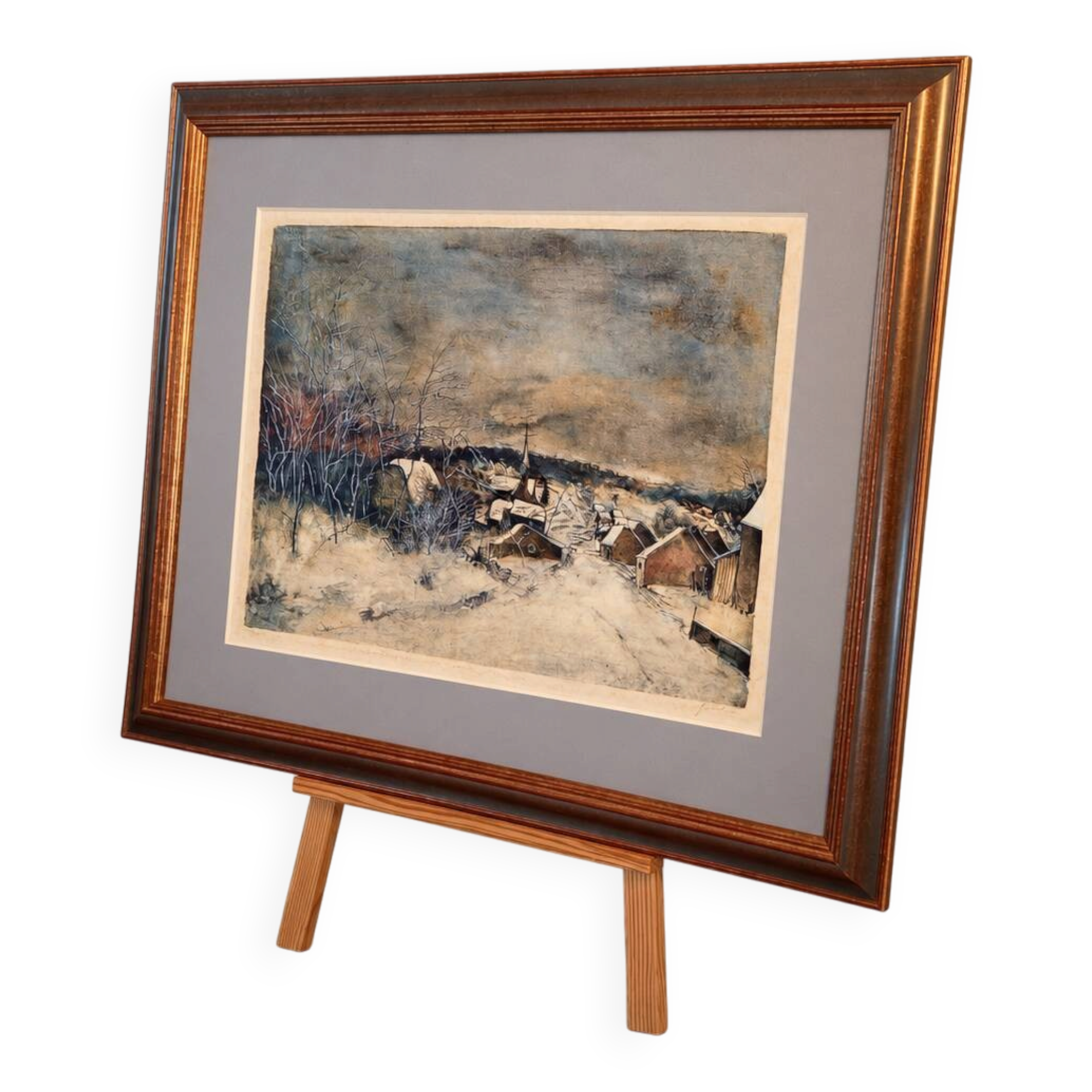 Bernard Gantner – Large lithograph signed and numbered 49/85