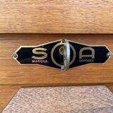 Notary's binder furniture in solid oak 1960