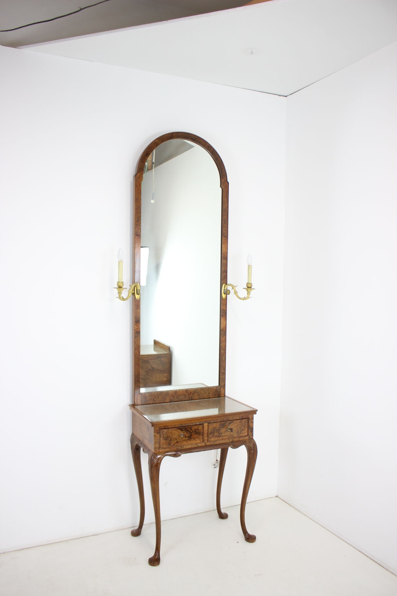 1920s mirror cabinet, Czechoslovakia