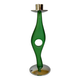 Bougeoir vert forme libre