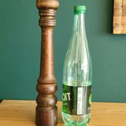 vintage wooden pepper mill H 36.5 cm