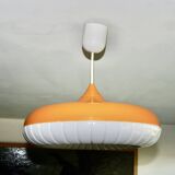 Vintage space age orange pendant pendant for siemens 1970