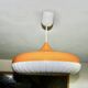 Suspension vintage space age orange pour siemens 1970