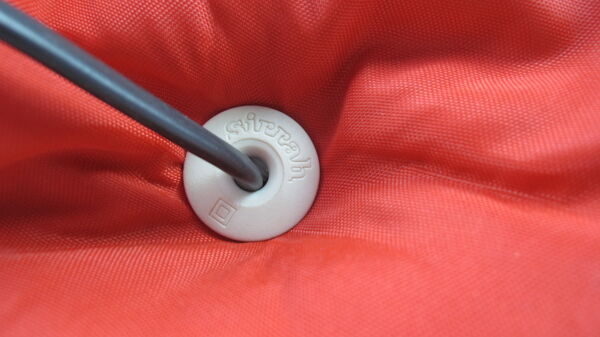 Lampes de bureau cloche rouge de Pas-d'Urbino Lomazzi pour Sirrah, 1982