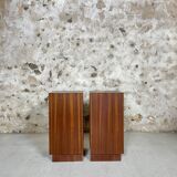 Pair of bedside tables 60s