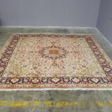 Fine Hand-knotted Tabriz Persian rug with fringes, Middle East, 2000s