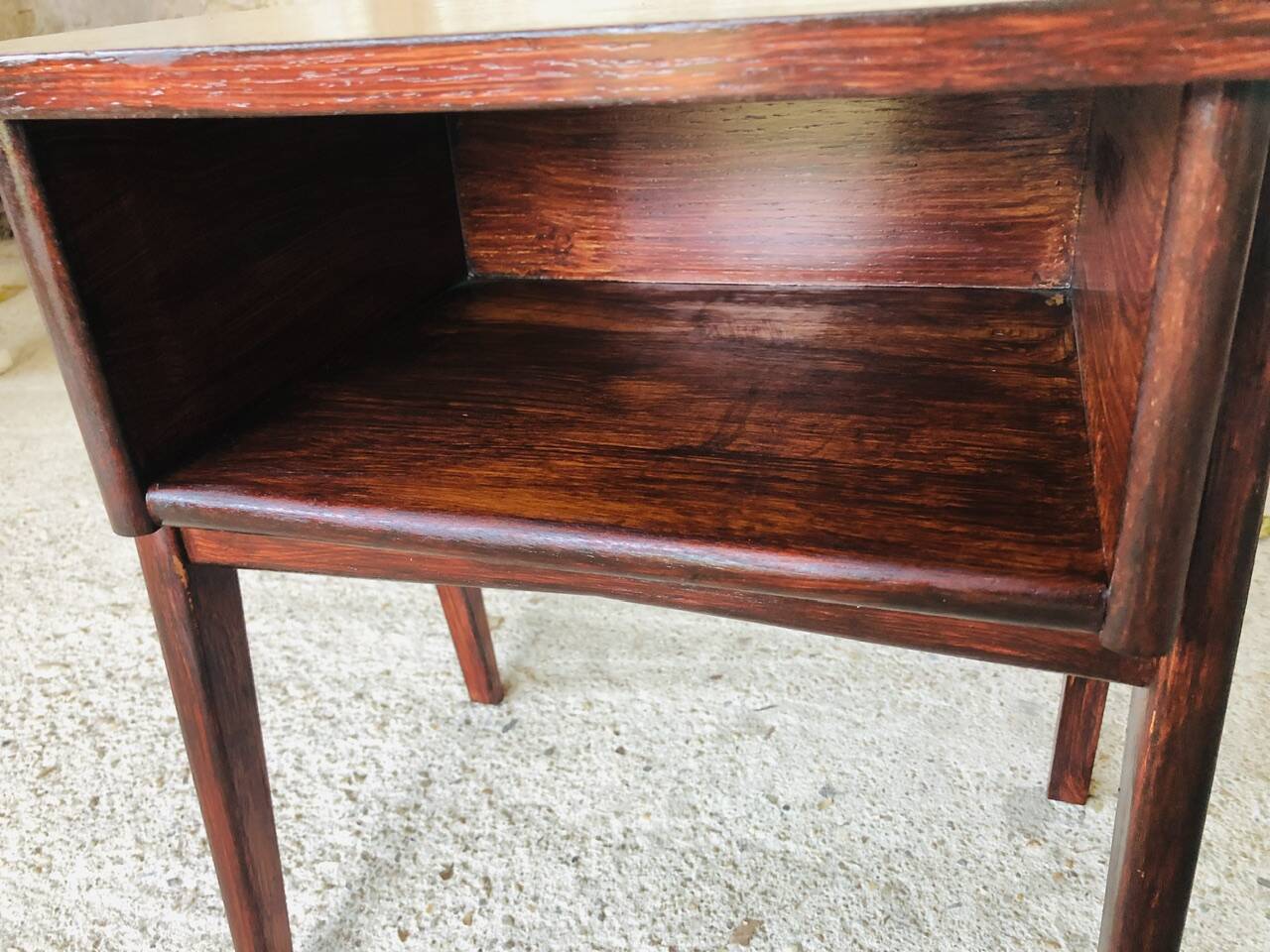 Vintage bedside table, Scandinavian style, Circa 60