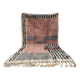 Handmade traditional natural wool rug size 1/2 m