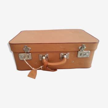 Valise vintage camel