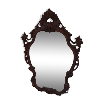Old wooden mirror - 85x26cm