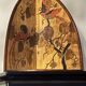 Art Nouveau corner shelf signed Clarry