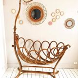 Vintage bentwood baby crib