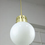 Mid-century modern opaline pendant lamp