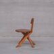 Pierre Chapo French Mid-Century Elm S34 Chair (4 Available)