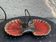 Servant in the shape of an enamelled ceramic shell and forged iron in vintage Vallauris style