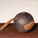 Large Vintage Leather Medicine Ball