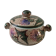 Vallauris sandstone pot hand-painted 60s