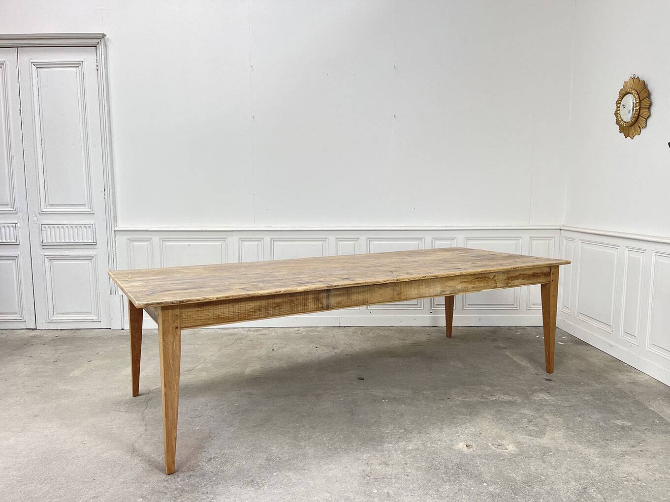 1940s oak and fir farmhouse table