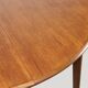 Scandinavian extendable dining table in teak - 1960s