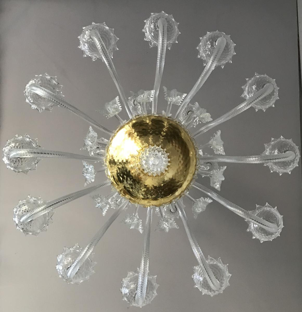 Chandelier Venetian Murano glass