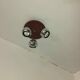Space Art 70/80 ceiling light with 3 chrome spots.