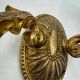 Double gold wall light