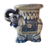 Glazed ceramic elephant