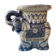 Éléphant en céramique émaillée