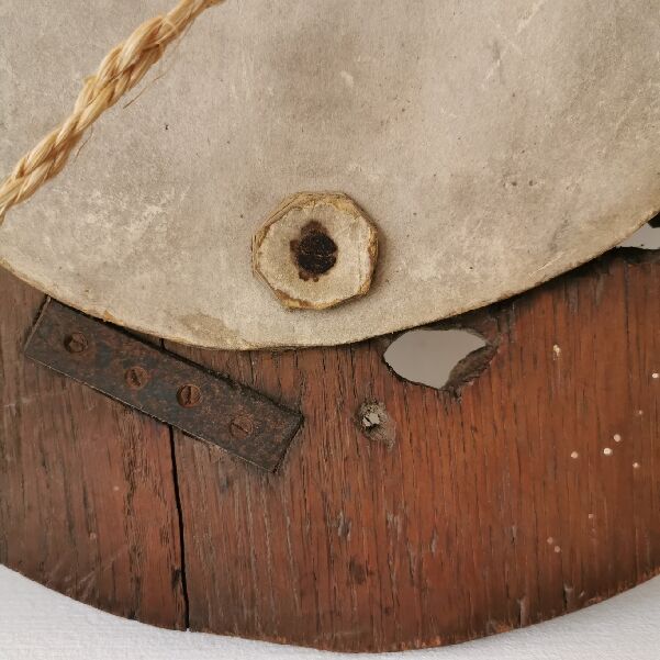 Carved wooden country mirror  35x45cm