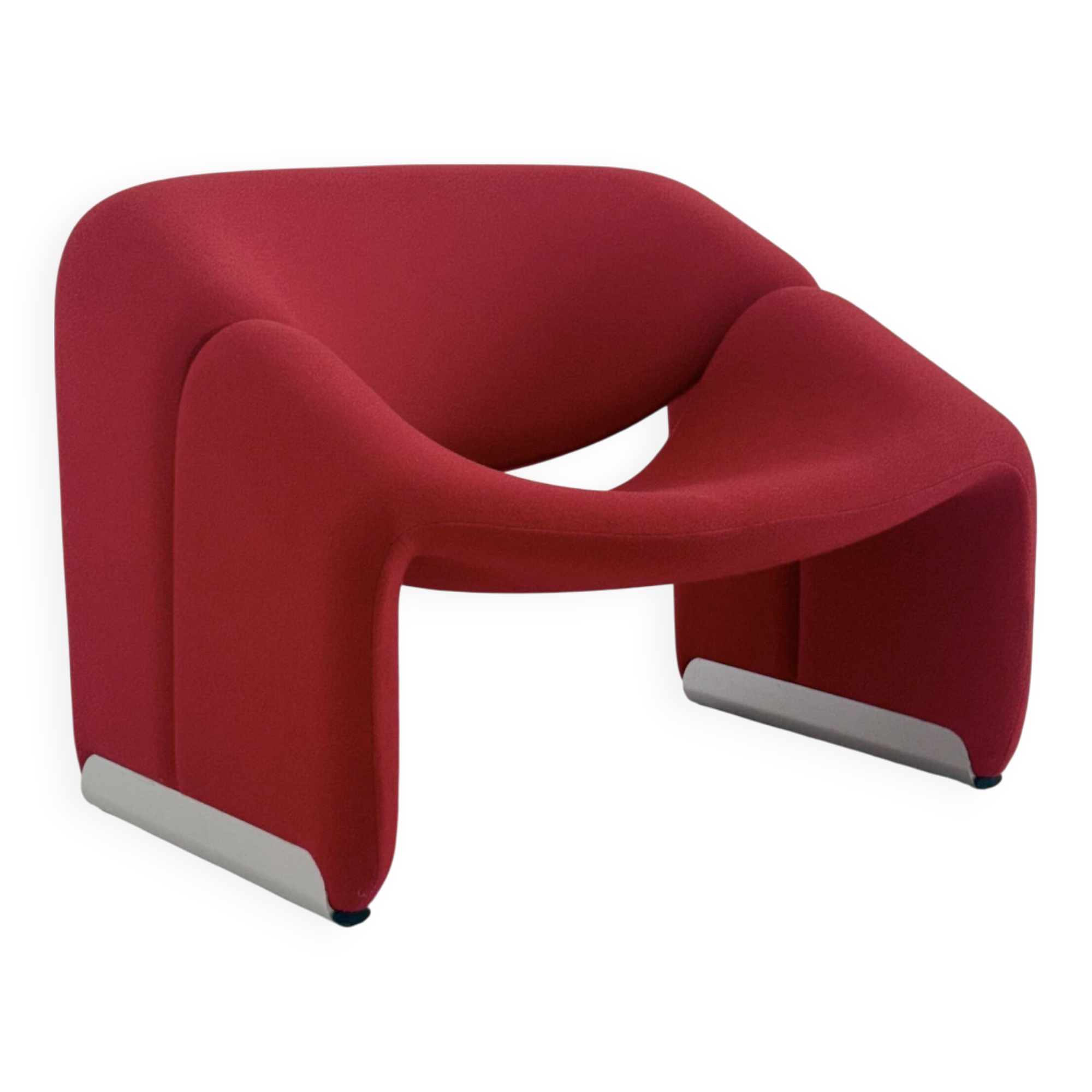 Chaise Artifort Groovy F598 M de Pierre Paulin en rouge