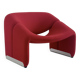 Chaise Artifort Groovy F598 M de Pierre Paulin en rouge