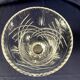 Crystal vase cut daum nancy france flared shape