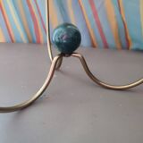 Bougeoir Design 3 branches en laiton