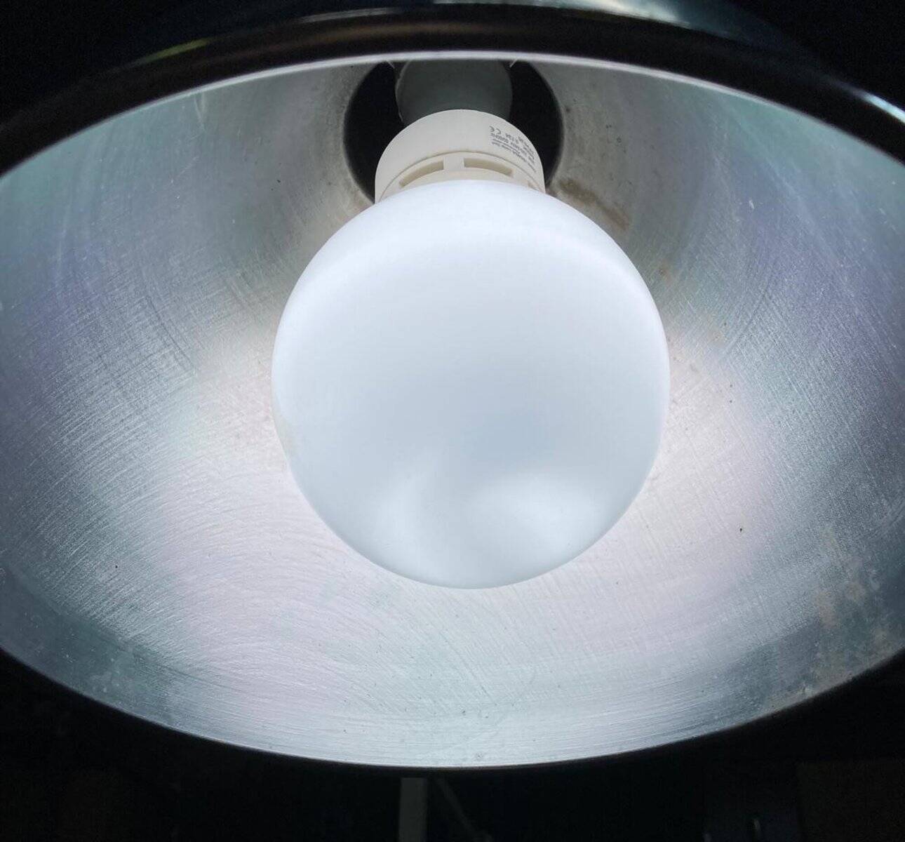 Industrial style lamp, 1960