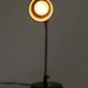 Lampe de table noire des années 60, style milieu de siècle.