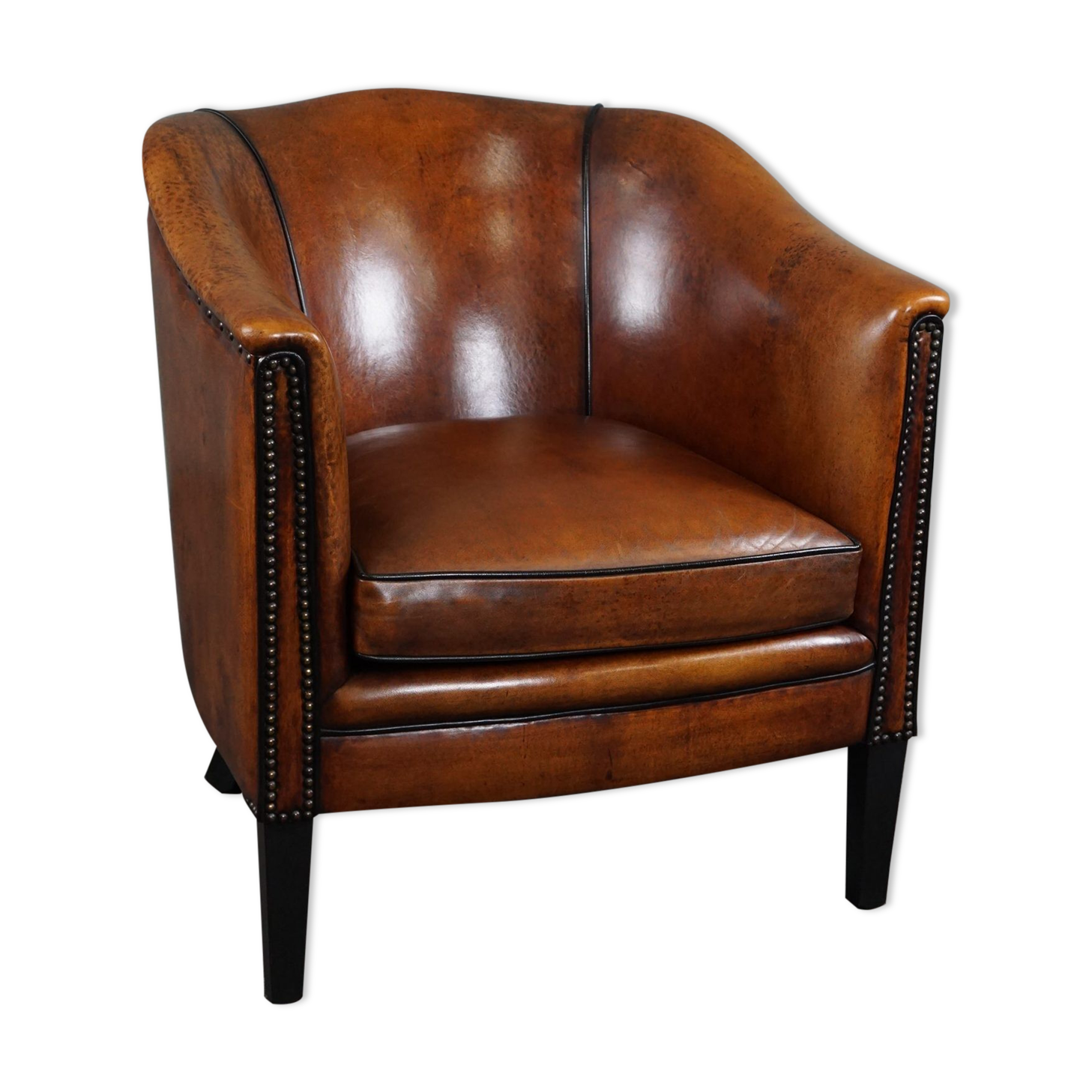 Sheepskin armchair