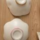 2 ceramic bowls with floral decoration