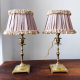 Paire de lampes anciennes