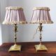 Pair of antique lamps