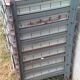 Metal industrial locker with 21 drawers