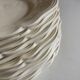 Set of 12 ivory plates with Sarreguemines