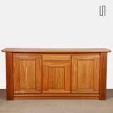 Vintage elm sideboard from the 1980s