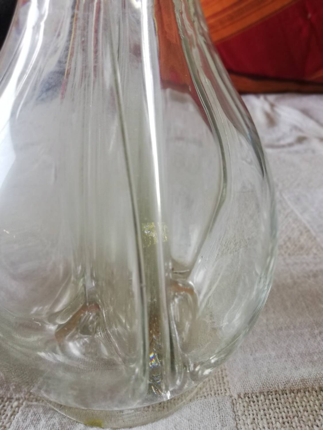 Vintage carafe with 4 compartments for liqueurs