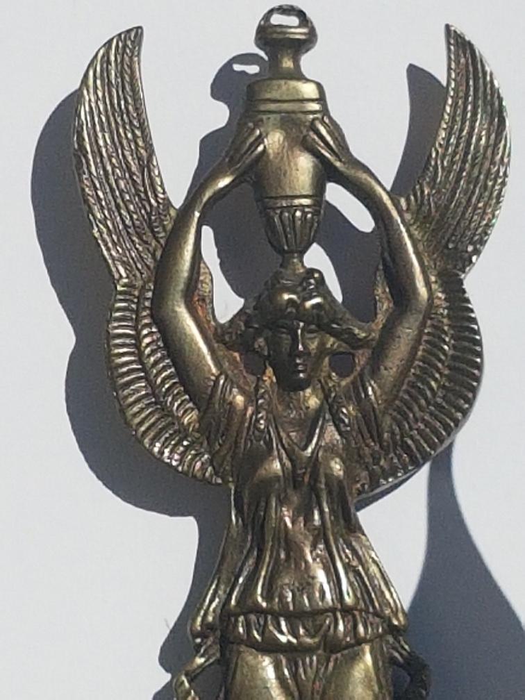 Pair of Empire-style gilded bronze wall light