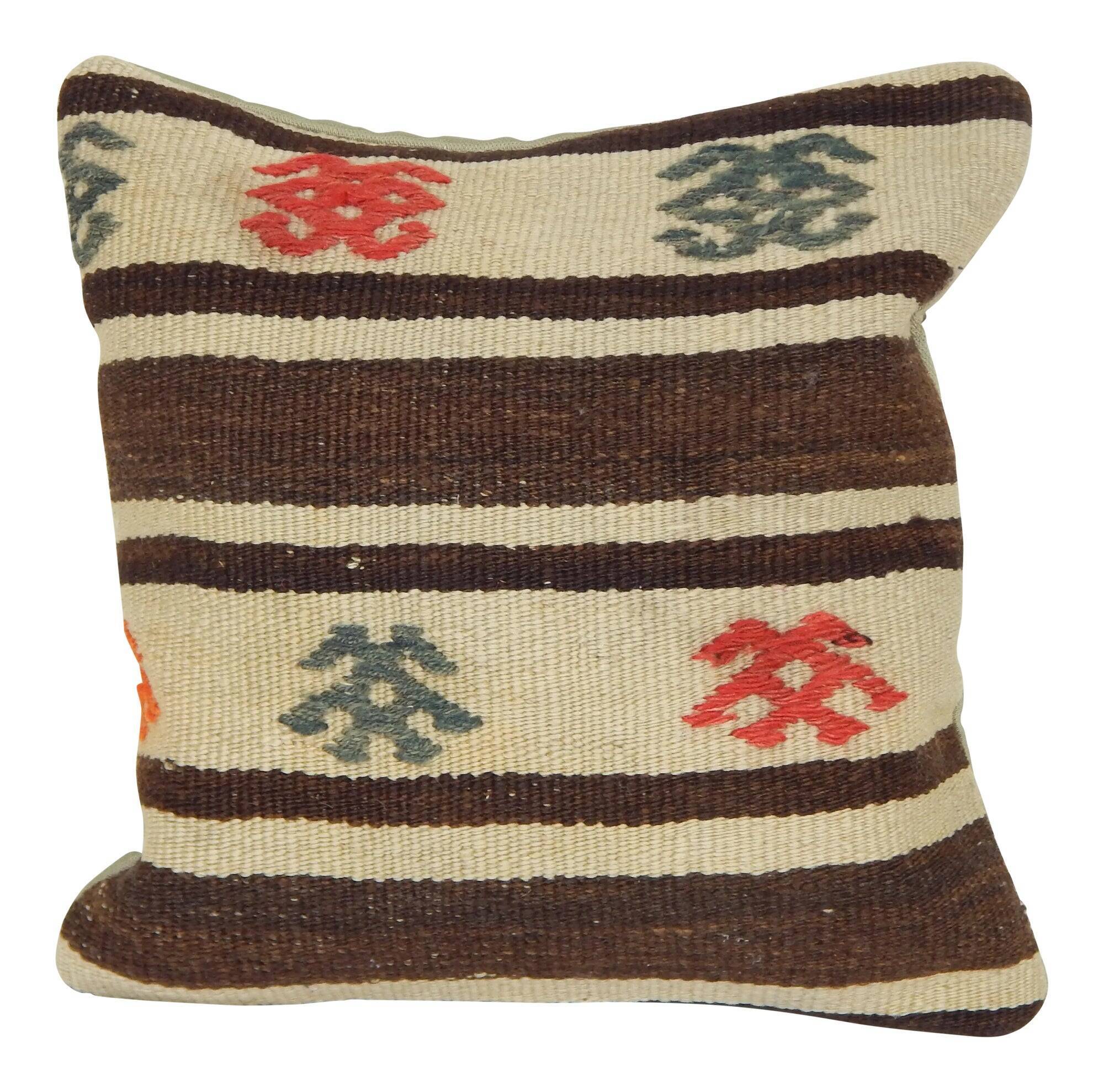 Vintage kilim cushion cover 30x30 cm