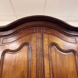 Large Louis XV walnut wardrobe, 19th century