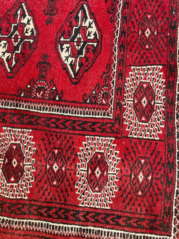 Tapis vintage boukhara afghan 196x274 cm