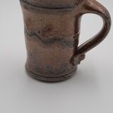 Glazed stoneware pitcher