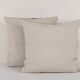 Set of 2 vintage embroidered cushion covers 56x58 cm
